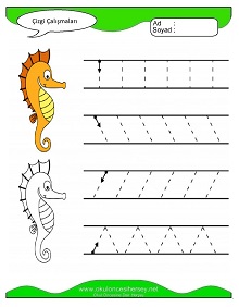 Çizgi Çalışma Sayfaları